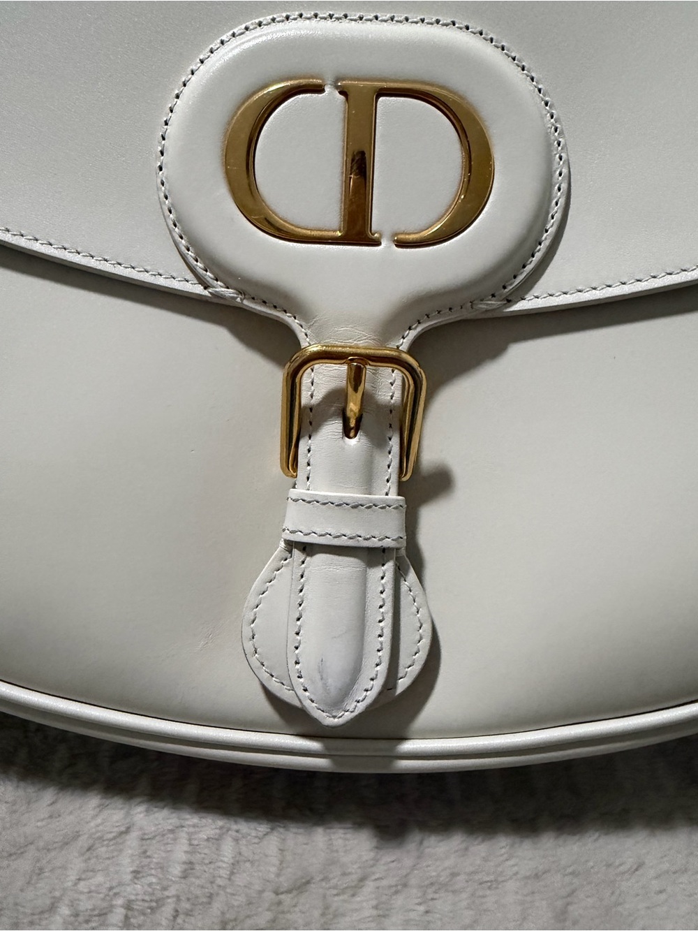Dior Bobby Bag with Blue Dior Oblique Embroidered Shoulder Strap - Picture 2 of 11